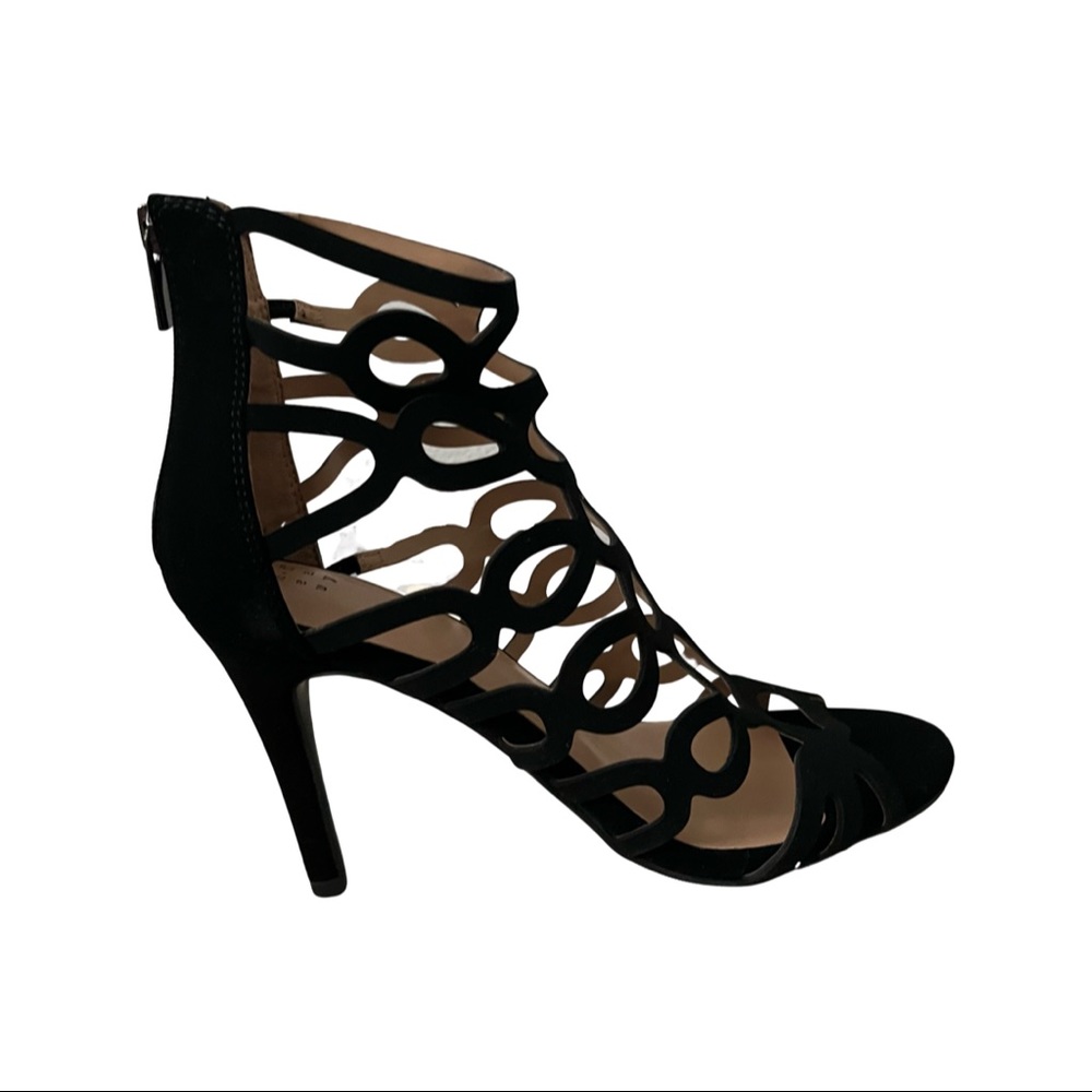 Women’s Jillian Caged Heel Pumps - A New Day - Black - 8